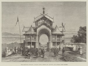 Manipur Outrage, Palace Gates, där Quinton och andra greps